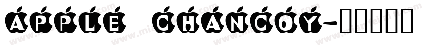 Apple Chancoy字体转换